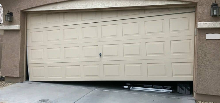 garage-door-bent-off-track-repair in Guelph